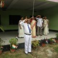 FLAG SALUTE BY DIRECTOR